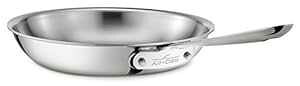 I[Nbh 4108 XeX| 3 wڒH􂢋@ΉtCp/A8 C`AVo[ All-Clad 4108 Stainless Steel Tri-Ply Bonded Dishwasher Safe Fry Pan / Cookware, 8-Inch, Silver