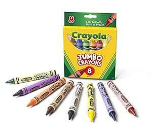 Crayola W{ N - 8 ct Crayola Jumbo Crayons - 8 ct