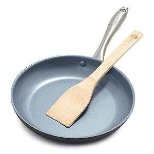 GreenPan Lima Hard Anodized Healthy Ceramic Nonstick 10 Frying Pan Skillet, PFAS-Free, Oven Safe, Gray
