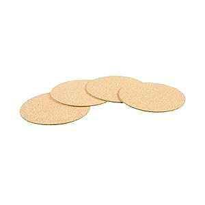 Jelinek Cork Group Cork Circles with Self-Adhesive Backing Pack of 50