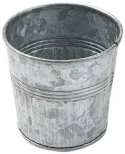 American Metalcraft GFC337 bL tC JbvA12 IX eʁAa3-3/4C`A3-1/4C`B American Metalcraft GFC337 Galvanized Fry Cup, 12 oz. Capacity, 3-3/4" Diameter, 3-1/4" Height