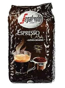 ZKt[h UlbeB GXvb\ J[T SR[q[ 17.6IX/500g obO (6pbN)AuE Segafredo Zanetti Espresso Casa whole bean coffee 17.6oz/500g bag (Pack of 6), Brown