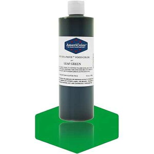 Americolor �\�t�g�W�F���y�[�X�g�H�p�F�f�A13.5 �I���X�A���[�t�O??���[�� Americolor Soft Gel Paste Food Color, 13.5-Ounce, Leaf Green