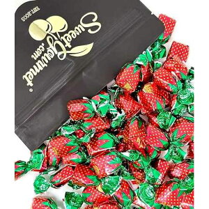SweetGourmet �A�[�R�[ �X�g���x���[ �{�� �{�� �ڂݓ���n�[�h �L�����f�B | 2�|���h SweetGourmet Arcor Strawberry Bon Bons Buds Filled Hard Candy | 2 Pounds