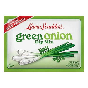 Laura Scudder's �l�M�f�B�b�v�~�b�N�X�������p�E�_�[�\�[�X (�p�b�N 24) Laura Scudder's Green Onion Dip Mix Seasoning Powder Sauce (Pack 24)