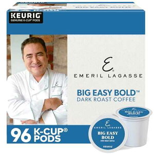 Emeril Lagasse Emeril Big Easy Bold Coffee, Keurig Single-Serve K-Cup Pods, Dark Roast Coffee, 96 Count