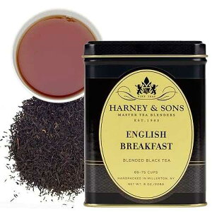 Harney & Sons English Breakfast, Loose Leaf Black Tea, 8 Ounce (Pack of 1) (pack may vary)