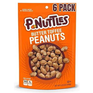 P.Nuttles�A�o�^�[�g�t�B�[�s�[�i�b�c�A5.5�I���X�o�b�O�i6�p�b�N�j P-nuttles P.Nuttles, Butter Toffee Peanuts, 5.5oz Bag (Pack of 6)