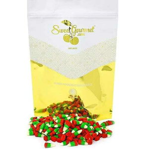SweetGourmet Holiday Candy Corn Red, White & Green, Reindeer Corn, Bulk Christmas Candy, Gluten-Free, 3 Pounds