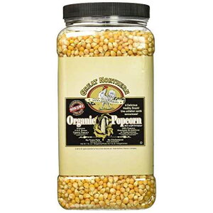Great Northern Popcorn Company Organic Popcorn Kernels - 7lbs Resealable Bulk Jug of Gourmet Popping Corn for Microwave, Stovetop, and Popper Machines by Great Northern Popcorn