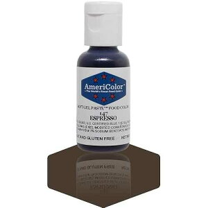 AmeriColor, Espresso, 0.75 Ounce Bottle, Soft Gel Paste Food Color