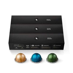 Nespresso Capsules Vertuo, Variety Pack, Medium and Dark Roast Coffee, 30 Count Coffee Pods, Brews 7.8 oz.