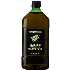 Amazon Fresh, Italian Extra Virgin Olive Oil, Cold Pressed, for Cooking, 2 Liter