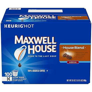 Maxwell House �n�E�X �u�����h �~�f�B�A�� ���[�X�g K �J�b�v �R�[�q�[ �|�b�h (100 �|�b�h) Maxwell House House Blend Medium Roast K-Cup Coffee Pods (100 Pods)