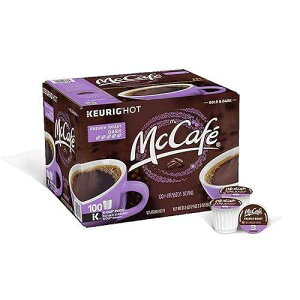 �}�b�N�J�t�F �t�����` ���[�X�g �R�[�q�[�AK-CUP �|�b�h�A100 �� McCafe French Roast Coffee, K-CUP Pods, 100 Count