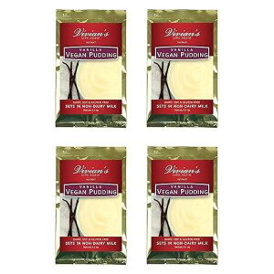 �r�[�K�� �N���[�~�[ �o�j�� �v�f�B���O by Vivian's Live Again 4 �p�b�N �����i�t���[ �哤�t���[ �O���e���t���[ Vegan Creamy Vanilla Pudding by Vivian's Live Again 4pk Dairy Free Soy Free Gluten Free