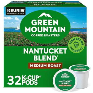 Green Mountain Coffee Roasters Nantucket Blend, Single-Serve Coffee K-Cup Pods, Medium Roast, 32 Count
