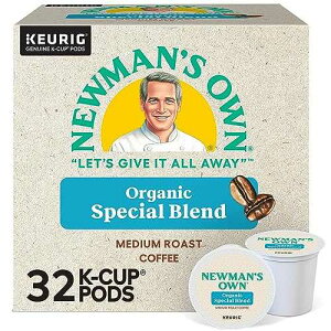Newman's Own Organics Newman's Special Blend, Keurig Single-Serve K-Cup Pods, Medium Roast Coffee, 32 Count