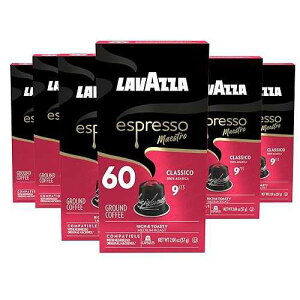 Lavazza Espresso Classico Medium Roast 100% Arabica Aluminum Capsules Compatible with Nespresso Original Machines 10 count (pack of 6), Value Pack Pack may vary