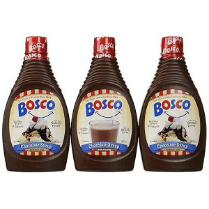 Bosco Original Chocolate Syrup, 22oz Squeeze Bottle (3 Pack) Natural Cocoa Rich & Thick Gluten Free Kosher