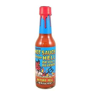 ASS KICKIN' Hot Sauce From Hell Devil's Revenge - 5 Ounce - Gourmet Habanero Hot Sauce with Capsicum Extract for Chicken Wings - Perfect for the Fan of Extra Hot Hot Sauces - Dance with the Devil!