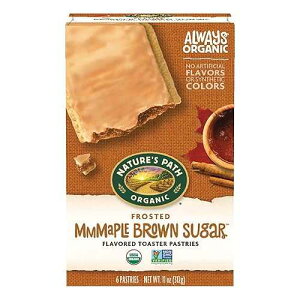 Nature's Path Organic Frosted Mmmaple Brown Sugar Toaster Pastries, 11 oz (Pack of 12), Non-GMO