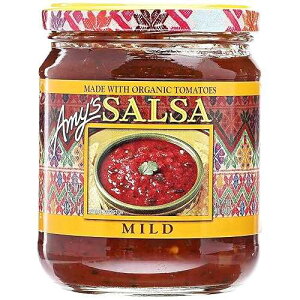 Amy's Salsa, Mild Salsa, Made With Organic Tomatoes, Gluten Free, Vegan Snacks, 14.7 Oz