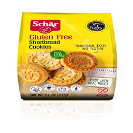 Schär グルテンフリー ショートブレッド クッキー、7 オンス、6 パック Schär Gluten Free Shortbread Cookies, 7 oz., 6-Pack