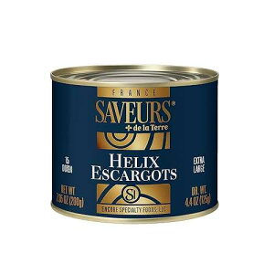 Helix Escargots | 7oz - 3 Pack | By Saveurs de la Terre | Imported from France (XL, 3 Pack) | Snails |