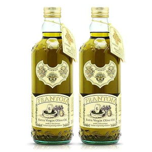 Barbera Frantoi Extra Virgin Olive Oil, 33.8 fl oz (1 Liter) Award-Winning Sicilian EVOO Made from Biancolilla, Nocellara del Belice & Cerasuola Olives Cold-Pressed within 24 Hours for Fresh, Fruity Flavor [Pack of