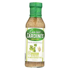 Cardini ���C�g�M���V���r�l�O���b�g�h���b�V���O�A12 �I���X (6 �p�b�N) Cardini's Cardini Light Greek Vinaigrette Dressing, 12 Ounce (Pack of 6)