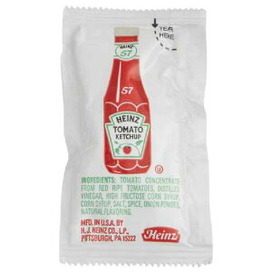 �n�C���c �g�}�g�P�`���b�v�A0.32�I���X 1�񕪃p�b�P�[�W (200�p�b�N) Heinz Tomato Ketchup, 0.32-Ounce Single Serve Packages (Pack of 200)