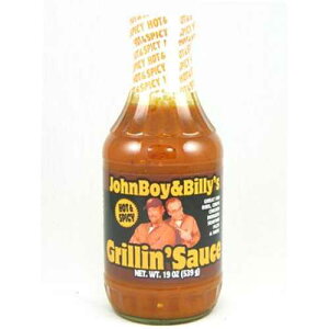 �W�����{�[�C�ƃr���[�Y�̃z�b�g���X�p�C�V�[�O�����\�[�X Johnboy and Billy's Hot & Spicy Grillin' Sauce