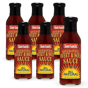 Sun Luck Sauce, Sweet and Sour, 14.5 Ounce (Pack of 6)