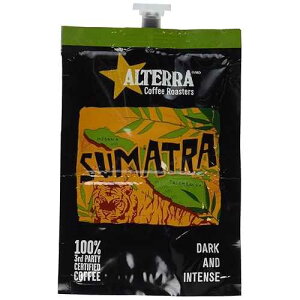 FLAVIA ALTERRA COFFEE�A�X�}�g�� �_�[�N���[�X�g�A�t���b�V���p�b�N 20 �� (1 �p�b�N) FLAVIA ALTERRA COFFEE, Sumatra Dark Roast, 20-Count Freshpacks (Pack of 1)