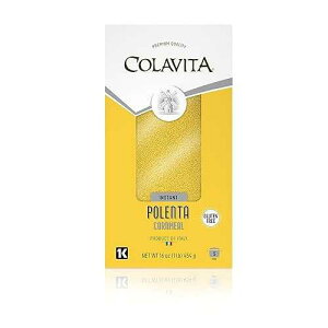 Colavita �C���X�^���g �|�����^ �R�[���~�[���A16 �I���X (6 �p�b�N) Colavita Instant Polenta Cornmeal, 16 Ounce (Pack of 6)