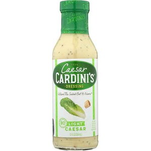Cardini's Light Caesar Dressing, 12 fl. oz., Made with Parmesan Cheese, Vinegars, Garlic and Anchovies, Perfect Chicken Marinade, Sandwich Spread, Dip or Salad Dressing