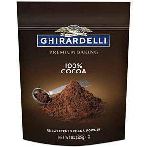 �M���f�� 100 �p�[�Z���g�����v���~�A�� �x�[�L���O �R�R�A�A8 �I���X (6 �p�b�N) Ghirardelli 100 Percent Unsweetened Premium Baking Cocoa, 8 Ounce (Pack of 6)