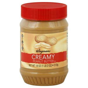 Wgmns �s�[�i�b�c�o�^�[�A�N���[�~�[�A18 �I���X (2�p�b�N) �E�F�O�}���Y SANQIZ Wgmns Peanut Butter, Creamy, 18 Oz. (Pack of 2) by Wegmans