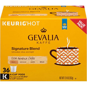 ゲバリアシグネチャーブレンドコーヒーKカップポッド、36カウント Gevalia Signature Blend Coffee K-Cup Pods, 36 Count