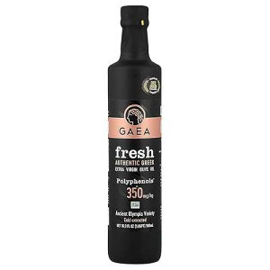 GAEA FRESH Authentic Greek Extra Virgin Olive Oil, 16.9 fl oz (500ml) | Cold Extracted from Ancient Olympia Variety | High Polyphenols (350mg/kg) | First Cold Press, Non-GMO, Product of Greece: ??? ??? ?