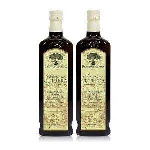 Frantoi Cutrera - Selezione - Extra Virgin Olive Oil from Italy, Sicilian Pure EVOO, Premium 2022/23 Early Harvest First Cold Pressed, Olive Oil High In Polyphenols, 24.5 Fl Oz (Pack of 2)