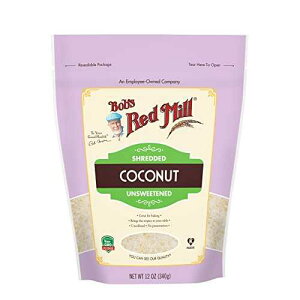 Bob's Red Mill Shredded Coconut, 12oz (Pack of 1) - Non GMO, Fair Trade Certified, Vegan, Paleo Friendly, Keto Friendly Friendly, Kosher