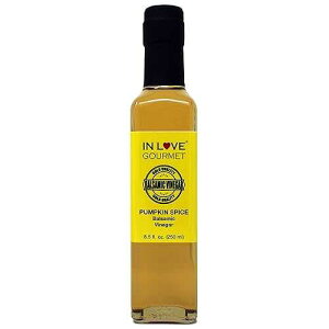 �C�� ���u �O���� �p���v�L�� �X�p�C�X �o���T�~�R �r�l�K�[ 250 ML/8.5 �I���X �V���[�g�P�[�L�ɐ��N���[���ƃV�i������U�肩���A�A�C�X�N���[���ɍœK�ł��AYUM In Love Gourmet Pumpkin Spice Balsamic