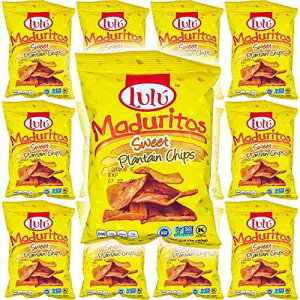 LULU �}�h�D���g�X �X�C�[�g �v�����e�� �`�b�v�X�A�O���e���t���[�A1.4 �I���X �o�b�O (12 �p�b�N�A���v 16.8 �I���X) GEEGVV LULU Maduritos Sweet Plantain Chips, Gluten-Free, 1.4oz Bag (Pack of 12, Total of 16.8 Oz)