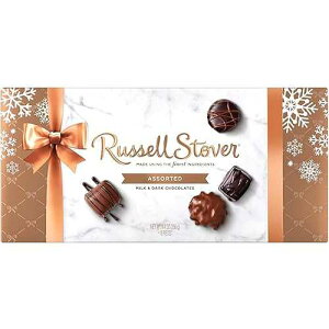 ?? ??? ?? ?? ? ?? ???, 9.4?? RUSSELL STOVER Christmas Assorted Milk & Dark Chocolate Candy Gift Box, 9.4 oz.