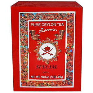 Zarrin - �s���A�Z�C�����e�B�[ OPA�A�I�����W�y�R�[ A�A1LB (454g)�A���[�Y���[�t�e�B�[ Zarrin - Pure Ceylon Tea OPA, Orange Pekoe A, 1LB (454g), Loose Leaf Tea