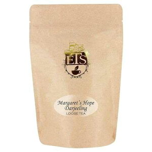 English Tea Margarets Hope Darjeeling Loose Leaf Tea Pouches - 4oz Second Flush Black Tea with Muscatel Notes Rich Aroma with Currant and Grape Hints Premium Darjeeling Estate Tea Limited Harvest