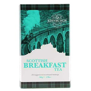 Brodies Estd 1867 Edinburgh Tea & Coffee Company Scottish Breakfast Tea - 25 Count (Envelope/Tagged), 1.76 Ounce