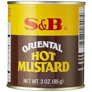 S&B �I���G���^�� �z�b�g�}�X�^�[�h�p�E�_�[�A3�I���X S&B Oriental Hot Mustard Powder, 3-Ounce